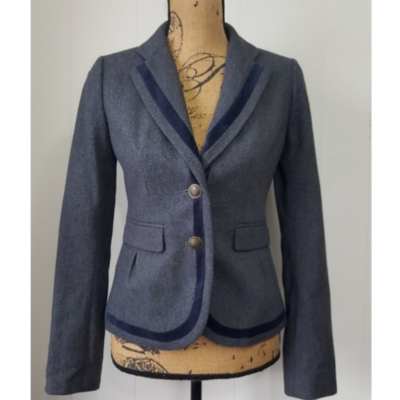 LOFT Jackets & Blazers - Loft Wool Blend Preppy Academy Blazer Jacket